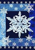 Toland Home Garden Cool Snowflakes 12.5 x 18-Inch Decorative USA-Produced Garden Flag [並行輸入品]