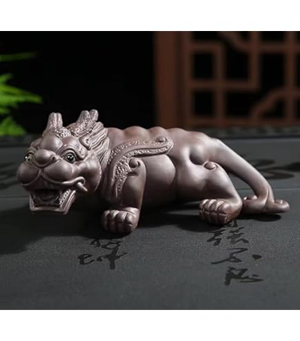 Lila Ton Tee Figur - Frosch Auf Kürbis Tee Dekoration Für Teeliebhaber