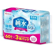 Amazon.co.jp: アイリスオーヤマ(IRIS OHYAMA) ウェットティッシュ 純