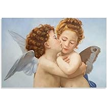 額入り87.5cm壁掛け ブグロー ファイストキス （印刷画） 1152 額入り87.5cm壁掛け ブグロー ファイストキス （印刷画） 1152