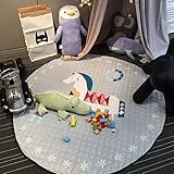おもちゃ収納マット 収納袋 お出かけに便利 直径145cm 可愛いデザイン お片付け簡単 玩具収納バッグ 子供