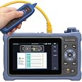 OTDR 100KM Fiber Optic Reflectometer 1310/1550nm 26/24dB Touch Screen Vfl Ols Opm Event Map Ethernet Cable Tester Accurate