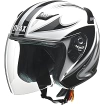 Amazon | リード工業(LEAD) バイクヘルメット ジェット STRAX ホワイト