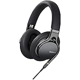 ソニー SONY ヘッドホン MDR-1AM2 B : ハイレゾ 密閉型 折りたたみ式 ケーブル着脱式/バランス接続 Φ4.4ケーブル同梱 リモコン/マイク付き 2018年 ブラック [並行輸入品]