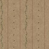 York Wallcoverings yc3363 Mini Leavesストライプ壁紙、 YC3363 1