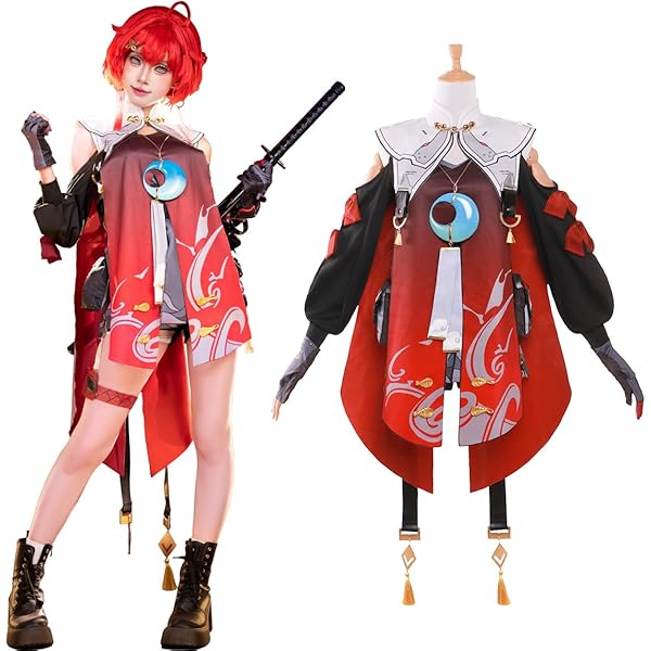 Amazon.co.jp: [MYJYG] 鳴潮 千咲 コスプレ衣装 ウイッグ付き JK制服