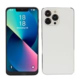 3Gロック解除アンドロイドスマートフォン、I13proMax 2GB 32GB、6.2インチフルHDスクリーン、5000mAhバッテリー急速充電、16MP 8MP AIカメラ、デュアルSIM、クイック10コアプロセッサ (白)