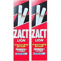 Amazon | ZACT LION ハミガキ 歯磨き粉 医薬部外品 150g ×2本 | ノー