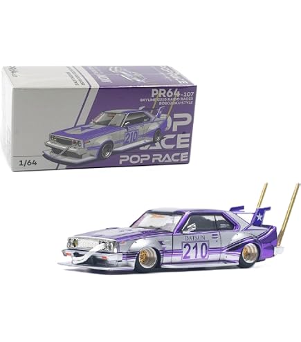 Amazon.co.jp: POP RACE モデルカー 日産スカイライン GT-R V8