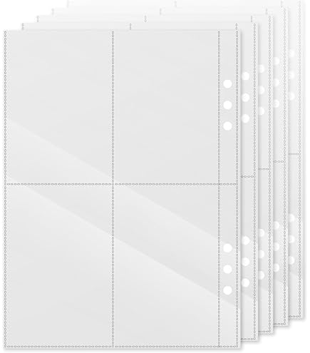 Amazon | A5トレカ ファイル カードファイル 4ポケット 6穴 30枚入