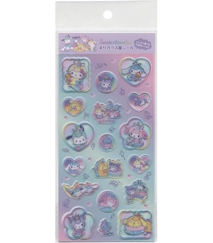 Amazon | クラックス カット ピースシール サンリオキャラクターズ