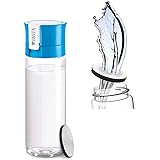 ブリタ 水筒 直飲み 600ml 携帯用 浄水器 ボトル カートリッジ 1個付き フィル&ゴー ブルー 【日本正規品】