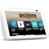 Echo Show 8 (2nd Gen, 2021 release) | HD smart display with Alexa and 13 MP camera | Glacier White