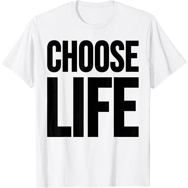 Amazon | CHOOSE LIFE 80年代 レトロ ヴィンテージ Tシャツ | Tシャツ
