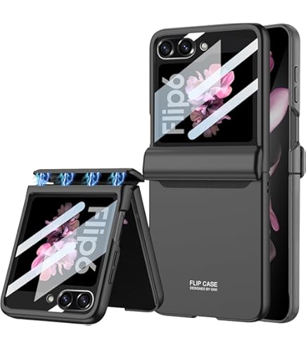 Amazon.co.jp: 適用Samsung Galaxy Z Flip 6用超薄型レザー携帯電話