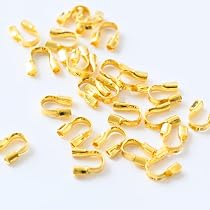 Amazon | 紗や工房 U字カン(約4mm×4.5mm) 約50個セット ゴールド