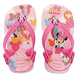 [ハワイアナス] ビーチサンダル ディズニー ベビー・ミッキーゴ havaianas BABY MICKEY 全2色 ブラジル製 国内正規品 (23/24（15.0cm）, 1141 クリスタルローズ