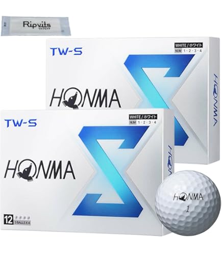 Amazon.co.jp: 【3ダースセット】本間ゴルフ HONMA TW-S ボール 2024年