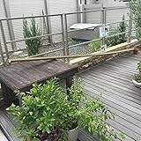 タカショー 合成竹垣材料 エコ竹半割（イエロー） L3660mm 80径 ASH-80Y 『流しそうめんのDIYにも使えます』 『ガーデニングDIY部材』 ＃53065600