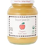 <すりおろしリンゴ>有機りんご100%オーガニックアップルソース(化学調味料無添加 砂糖不使用 天然 香料不使用)ブラウンシュガーファースト