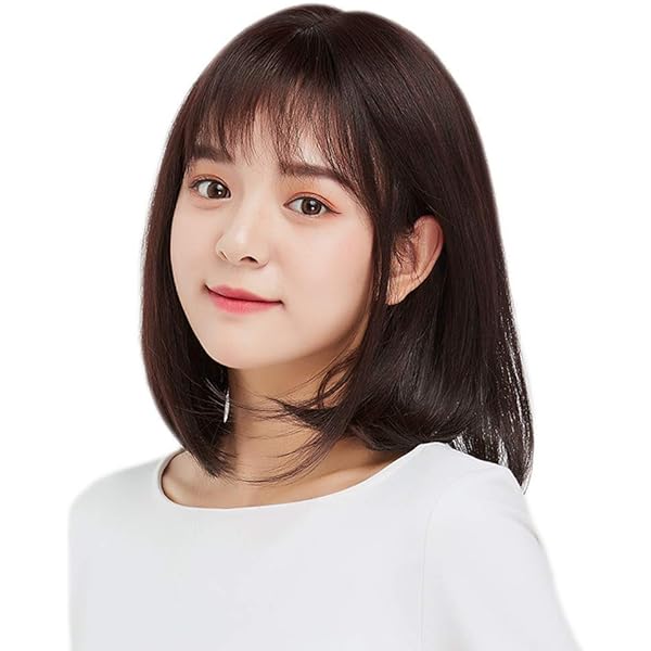 Amazon.co.jp: HAIRCUBEフルウィッグ人毛100％ セミロング