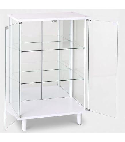 Amazon.co.jp: IKEA/イケア HAUGA/ハウガ：キャビネット ガラス扉