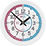 EasyRead Time Teacher Learn The Time Past/to Children’s Wall Clock #ERC-RB-PT