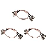 Wiseflexwia 6個の3G HD SDIケーブル BNCケーブル 30cm 75オーム カメラビデオ機器用 HD-SDI 3G-SDI 4K 8K SDIビデオケーブルをサポートする