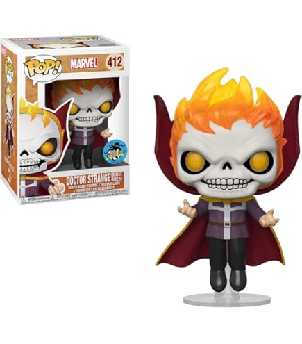 Funko Pop! Rides: Marvel Classic Ghost Rider with Bike (Glow In