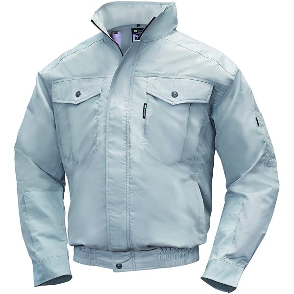 空調服 綿薄手長袖タチエリブルゾン リチウムバッテリーセット BM