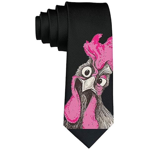 Fun Cow Print Tie For Men – Blue Cattle Pattern Woven Slim Necktie By SARA NELL | Novelty Gift For Dad, Groomsmen, Coworkers - View #6