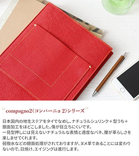 ゲンテン ノートカバー 本革 コンパーニョ2 41700 レディース ダーク