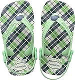 [ハワイアナス] ビーチサンダル キッズ havaianas ベビー・チック BABY CHIC 全2色 ブラジル製 国内正規品 (21（13.5）, ホワイト/ピスタチオ 1815)