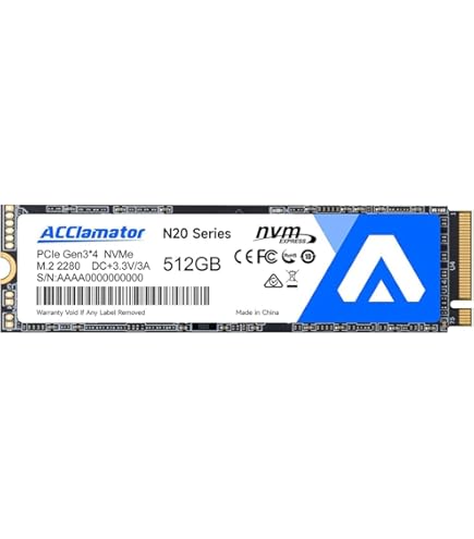 Amazon | Patriot P320 512GB Internal SSD - NVMe PCIe Gen 3x4 - M.2