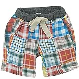 OFFICIAL TEAM(オフィシャル チーム) 40/10ミニ裏毛パッチワークPt5分丈パンツ 80cm /RED NO.OT-15SS-505