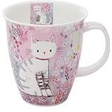 ダヌーン(Dunoon) マグ NEVIS お花畑のにゃんこ TIDDLES Mug NE-TIDD-XX