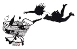 ゼネラルステッカー ブランダライズド BANKSY Shop Till YouDrop ステッカー 透明素材 XLサイズ BNK-008