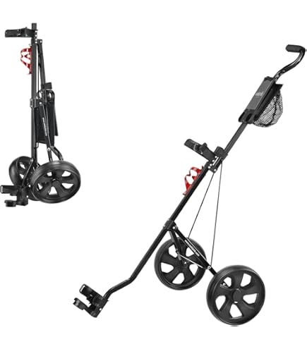 Amazon | CaddyTek CaddyLite 11.5 V3 ゴルフプッシュカート - 3輪軽量