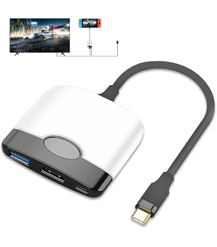 Amazon.co.jp: Type C Switch HDMI 出力 3in1 Switch ドック スイッチ