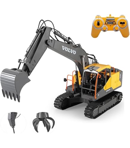 Amazon.co.jp: RCカー2.4G 1/12 3 in 1建設トラクター合金ショベル