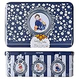 ラ・トリニテーヌ レトロキッズ缶 厚焼きパレット&薄焼きガレット フラワー