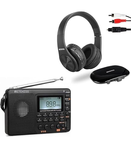 Amazon.co.jp: Retekess V115 小型短波ラジオ AM/FM/SWラジオ 日本語