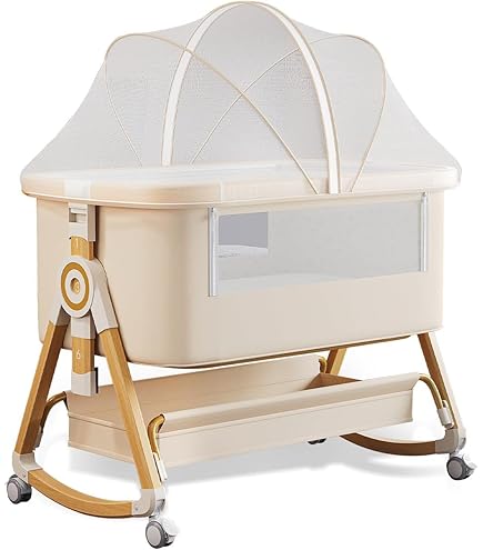 Amazon.co.jp: ベビーベッド 添い寝 折りたたみ 新生児 ベッド
