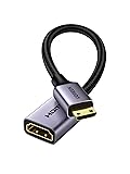 UGREEN Mini HDMI 変換 オスメス ミニHDMI 変換ケーブル (ミニHDMIタイプCオス - タイプAメス) HDMI 2.0 4K@60Hz ハイスピード 変換アダプタ グレー 25cm