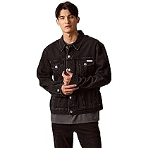 'ヨーロッパ 90s ヴィンテージ ブルゾン トラッカージャケット ブラック 綿 クラッシック トラッカージャケット（その他アウター）｜Calvin