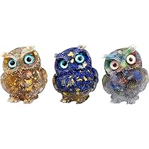最終価格・かわいい  ♪  ふくろうの置物♡作家さんの手作り♡ Amazon.co.jp: YUYAKESHI ふくろう 置物 マスコット オブジェ