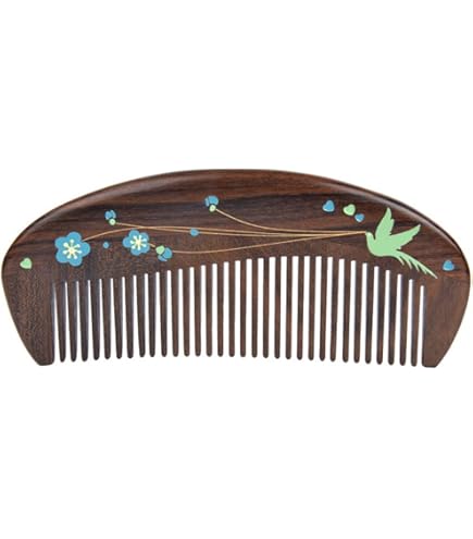 Amazon | TAN MUJIANG 譚木匠 櫛 女性用 羊の角 ポケットサイズ 帯電