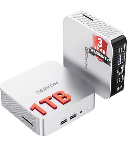 Mini PC Ryzen 7 7840HS (Up to 5.1GHz, 8C/16T), 32G RAM 500G SSD