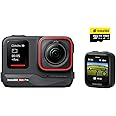 Insta360 Ace Pro Action Camera with Leica Waterproof 1/1.3” Sensor, AI Noise Reduction, High Image Quality, 4K 120fps, 2.4” Flip Screen, Advanced AI Functionality, Action Camera, GPS Photography Kit