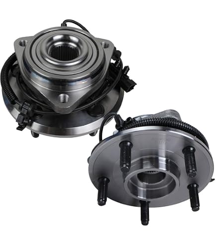 TRQ Front Wheel Hub Bearing Set For 2007-2018 Jeep Wrangler JK – Pair – BHA53781